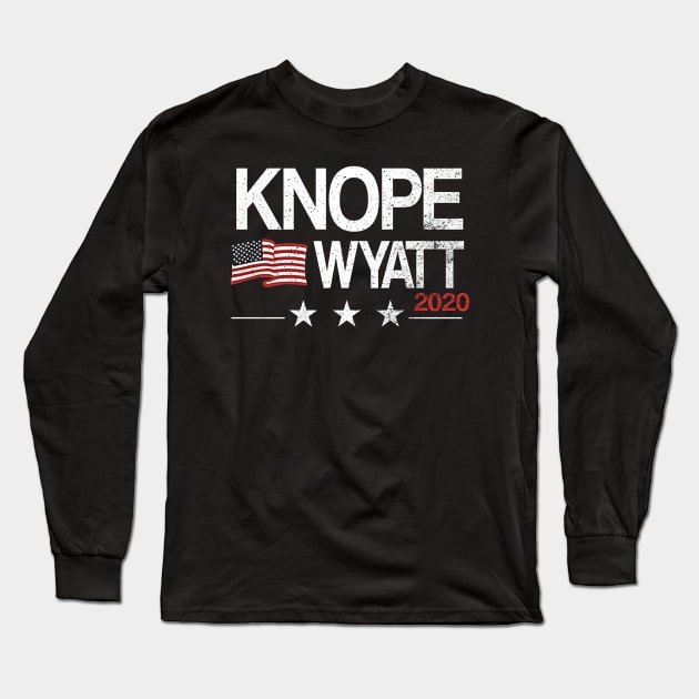 Knope VS Wyatt 2020 Black Tee Long Sleeve T-Shirt by truefriend